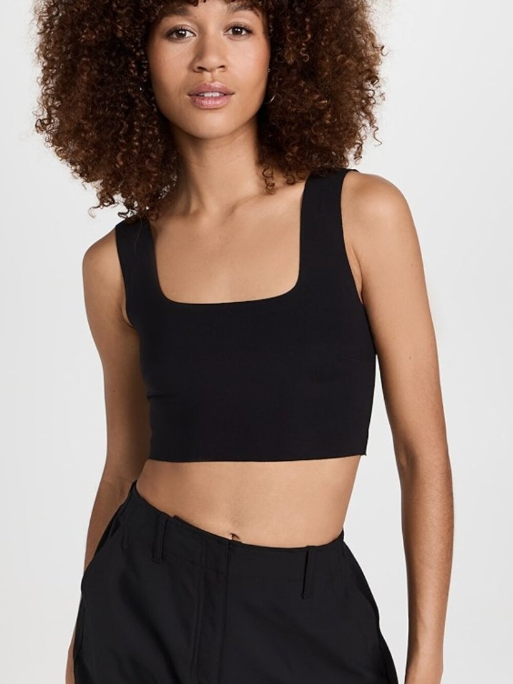 Commando Square Neck Black Crop - New with tags
